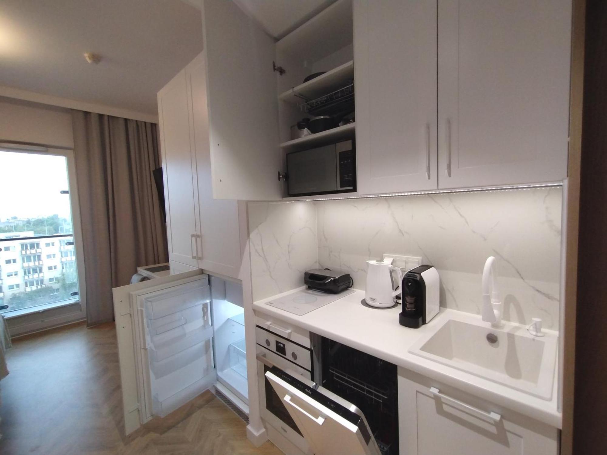 ורשה Kasprzaka 29 Wola Tower Free Garage By Perfect Apart מראה חיצוני תמונה
