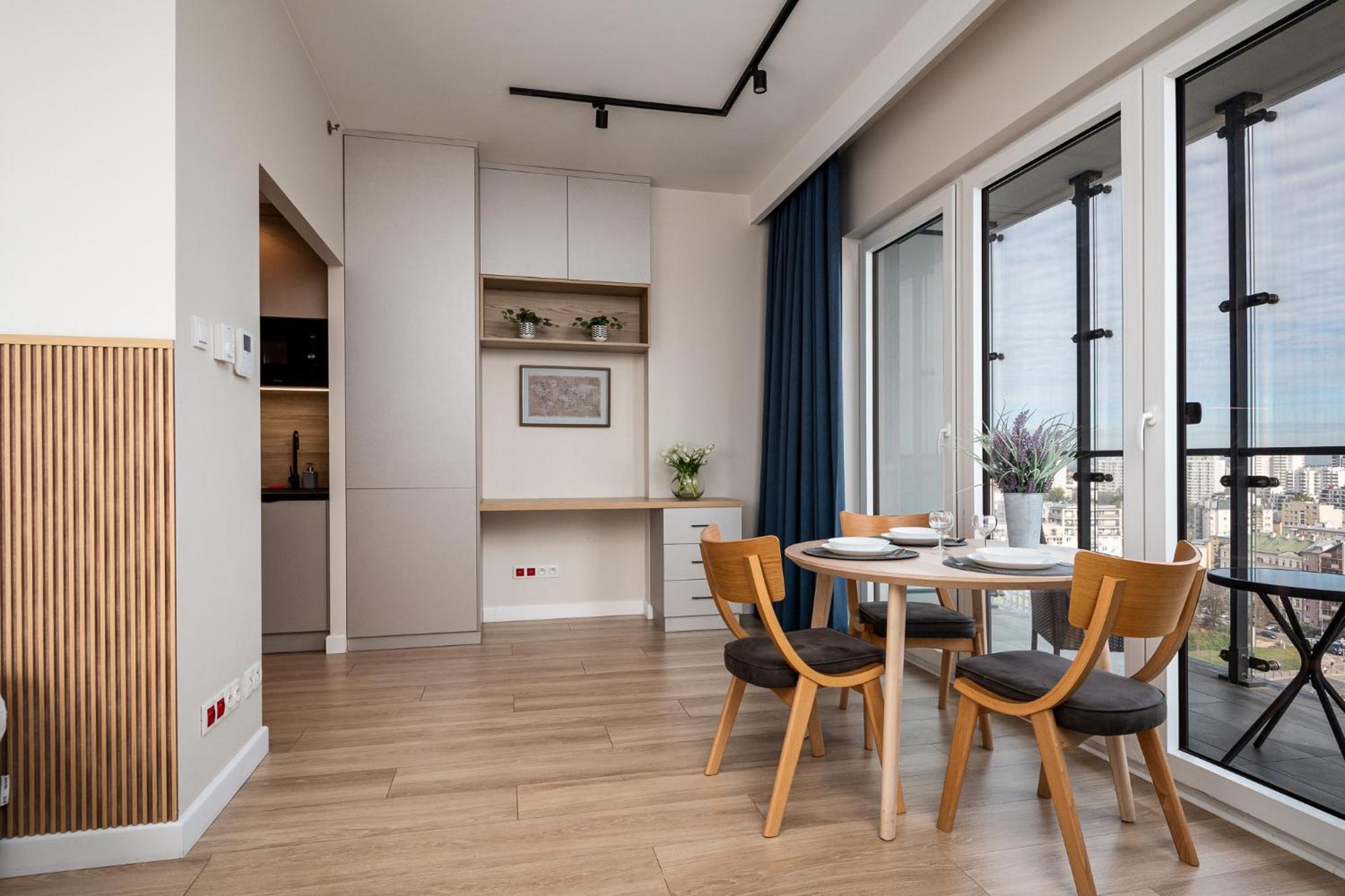ורשה Kasprzaka 29 Wola Tower Free Garage By Perfect Apart מראה חיצוני תמונה