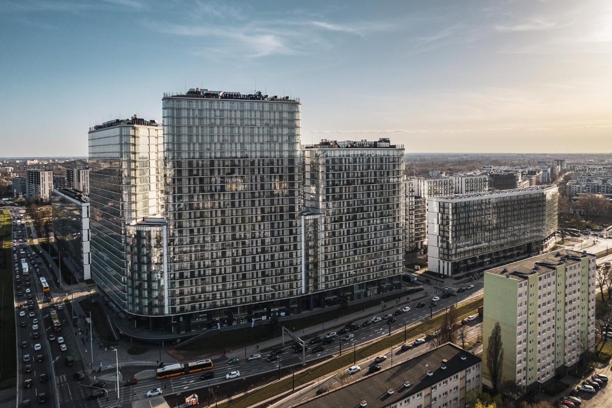 ורשה Kasprzaka 29 Wola Tower Free Garage By Perfect Apart מראה חיצוני תמונה